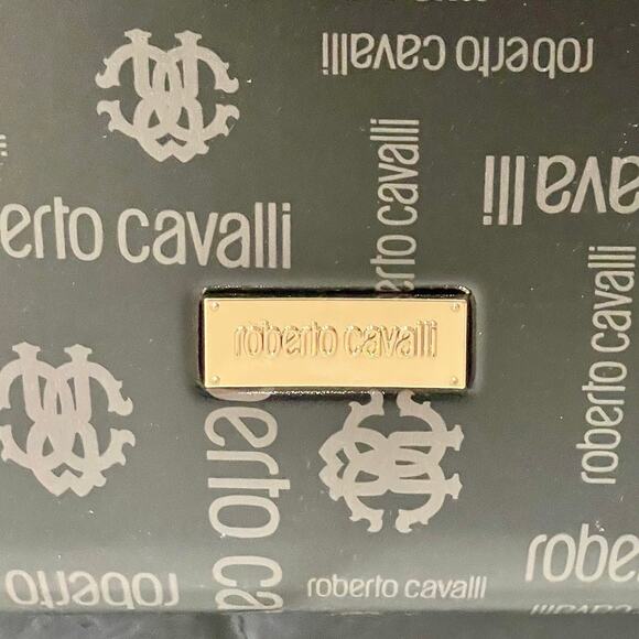 ROBERTO CAVALLI TRAVEL LUGGAGE ROLLING SUITCASE 28' VERSATILE SOPHISTICATED - Picture 3 of 12